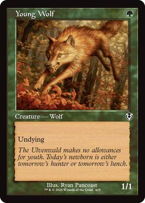 Young Wolf (Retro Frame) card from Innistrad Remastered