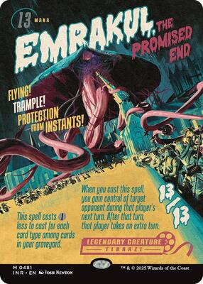 Emrakul, the Promised End (Showcase) card from Innistrad Remastered