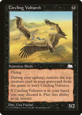 Circling Vultures card from Weatherlight
