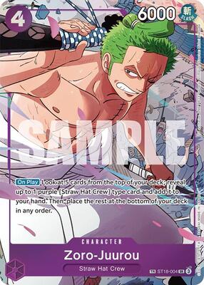Zoro-Juurou (ST18-004) card from Emperors in the New World