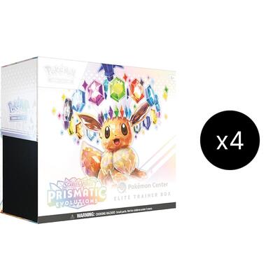 Prismatic Evolutions Pokemon Center Elite Trainer Box (Exclusive) Case card from SV: Prismatic Evolutions