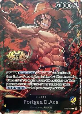 Portgas.D.Ace (2nd Anniversary Tournament) card from One Piece Promotion Cards