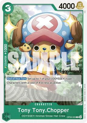 Tony Tony.Chopper card from Emperors in the New World: 2nd Anniversary Tournament Cards