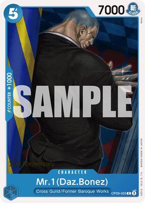 Mr.1(Daz.Bonez) card from Emperors in the New World: 2nd Anniversary Tournament Cards