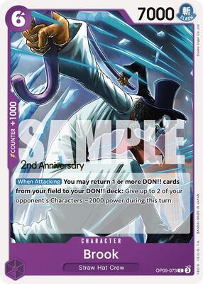 Brook (073) card from Emperors in the New World: 2nd Anniversary Tournament Cards