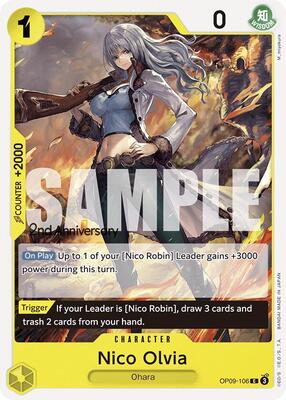 Nico Olvia card from Emperors in the New World: 2nd Anniversary Tournament Cards