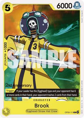 Brook (111) card from Emperors in the New World: 2nd Anniversary Tournament Cards