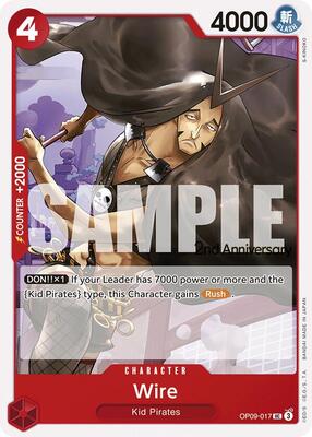 Wire card from Emperors in the New World: 2nd Anniversary Tournament Cards