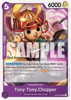 Tony Tony.Chopper (067) card from Emperors in the New World: 2nd Anniversary Tournament Cards