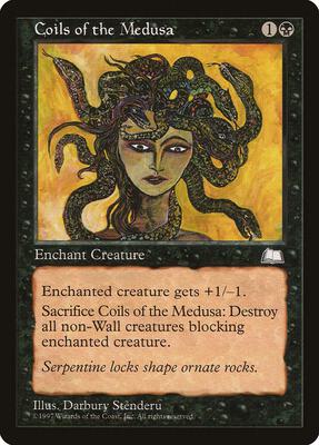 Coils of the Medusa card from Weatherlight