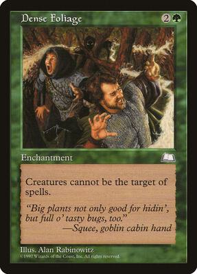 Dense Foliage card from Weatherlight
