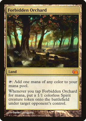 Forbidden Orchard card from From the Vault: Realms