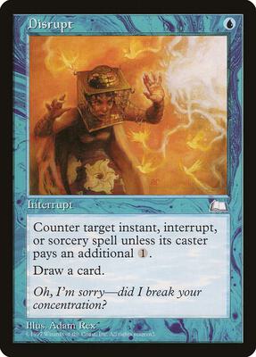 Disrupt card from Weatherlight
