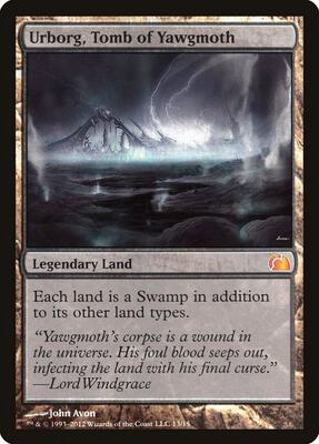Urborg, Tomb of Yawgmoth card from From the Vault: Realms