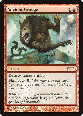 Ancient Grudge card from FNM Promos
