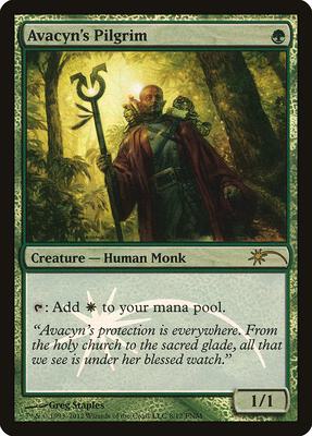 Avacyn's Pilgrim card from FNM Promos
