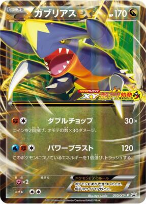 Garchomp EX - 010/XY-P card from XY-P: XY Promos