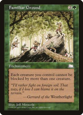Familiar Ground card from Weatherlight