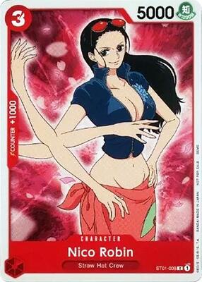 Nico Robin card from One Piece Demo Deck Cards