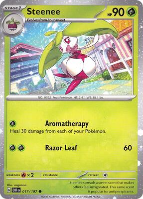 Steenee - 017/197 (Cosmos Holo) card from Miscellaneous Cards & Products