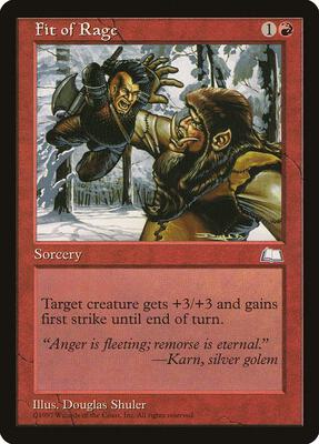 Fit of Rage card from Weatherlight