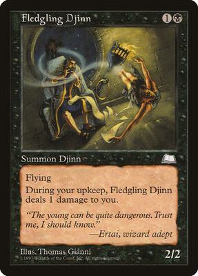 Fledgling Djinn card from Weatherlight