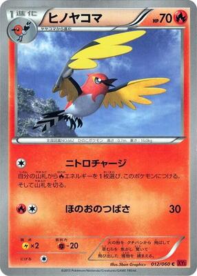 Fletchinder card from XY-By: Collection Y