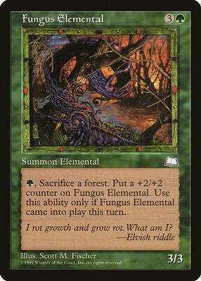 Fungus Elemental card from Weatherlight