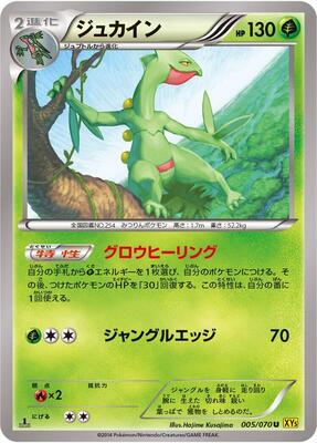 Sceptile - 005/070 card from XY5-Bg: Gaia Volcano