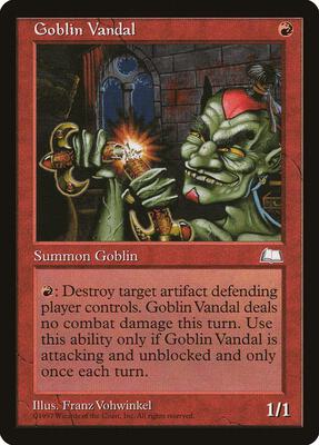 Goblin Vandal card from Weatherlight
