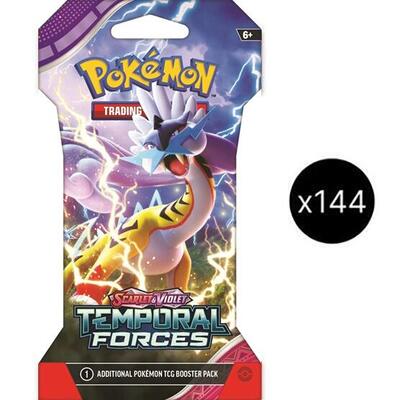 Temporal Forces Sleeved Booster Case card from SV05: Temporal Forces
