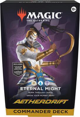 Aetherdrift Commander Deck - Eternal Might card from Commander: Aetherdrift
