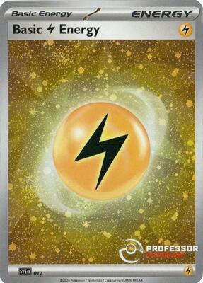Lightning Energy (2024) card from Professor Program Promos