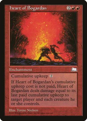 Heart of Bogardan card from Weatherlight