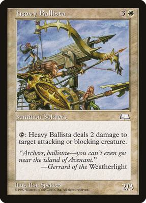 Heavy Ballista card from Weatherlight