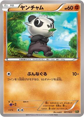 Pancham card from XYC: Super Legend Set: Xerneas-EX & Yveltal-EX