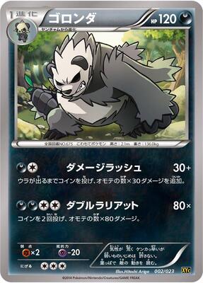 Pangoro card from XYC: Super Legend Set: Xerneas-EX & Yveltal-EX