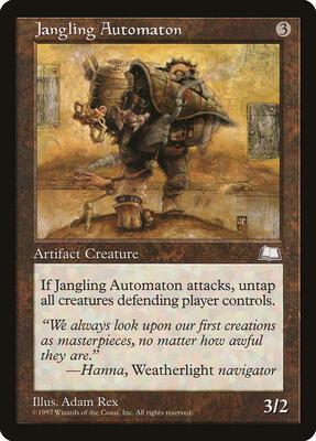 Jangling Automaton card from Weatherlight