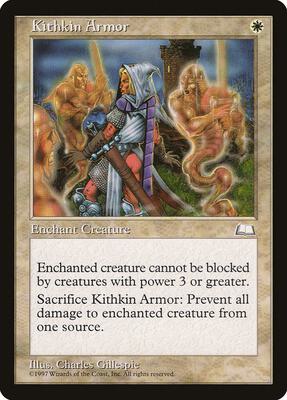Kithkin Armor card from Weatherlight