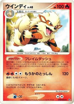 Arcanine card from DP3: Shining Darkness