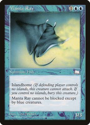 Manta Ray card from Weatherlight