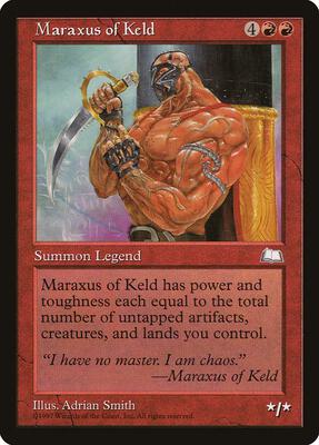 Maraxus of Keld card from Weatherlight
