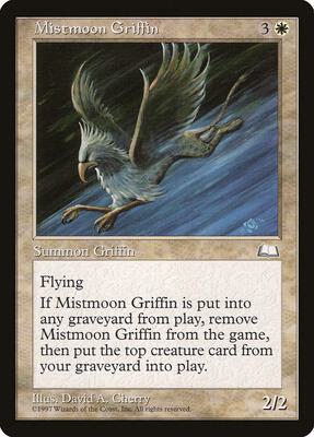 Mistmoon Griffin card from Weatherlight