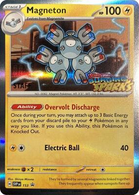 Magneton - 153 (Staff) card from SV: Scarlet & Violet Promo Cards