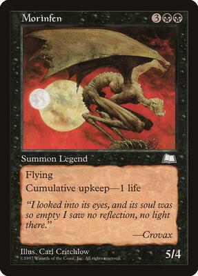 Morinfen card from Weatherlight