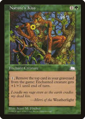 Nature's Kiss card from Weatherlight