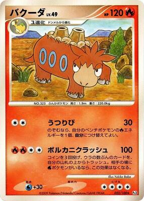 Camerupt card from Pt3: Beat of the Frontier