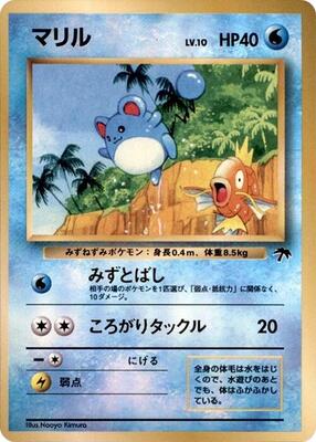 Marill card from Southern Island