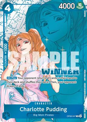 Charlotte Pudding (Winner Pack 2025 Vol. 1) card from One Piece Promotion Cards