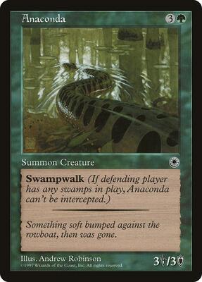 Anaconda (Flavor Text) card from Portal